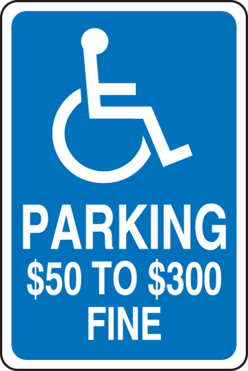 Minnesota Handicapped Parking Vehicle Id Required Sign