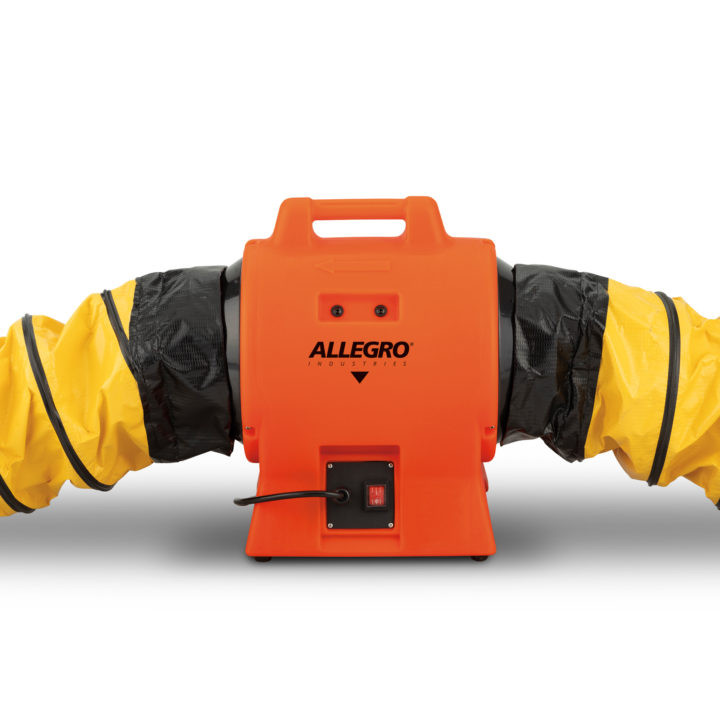 Allegro 953912I 12" Axial AC Industrial Plastic Booster Blower
