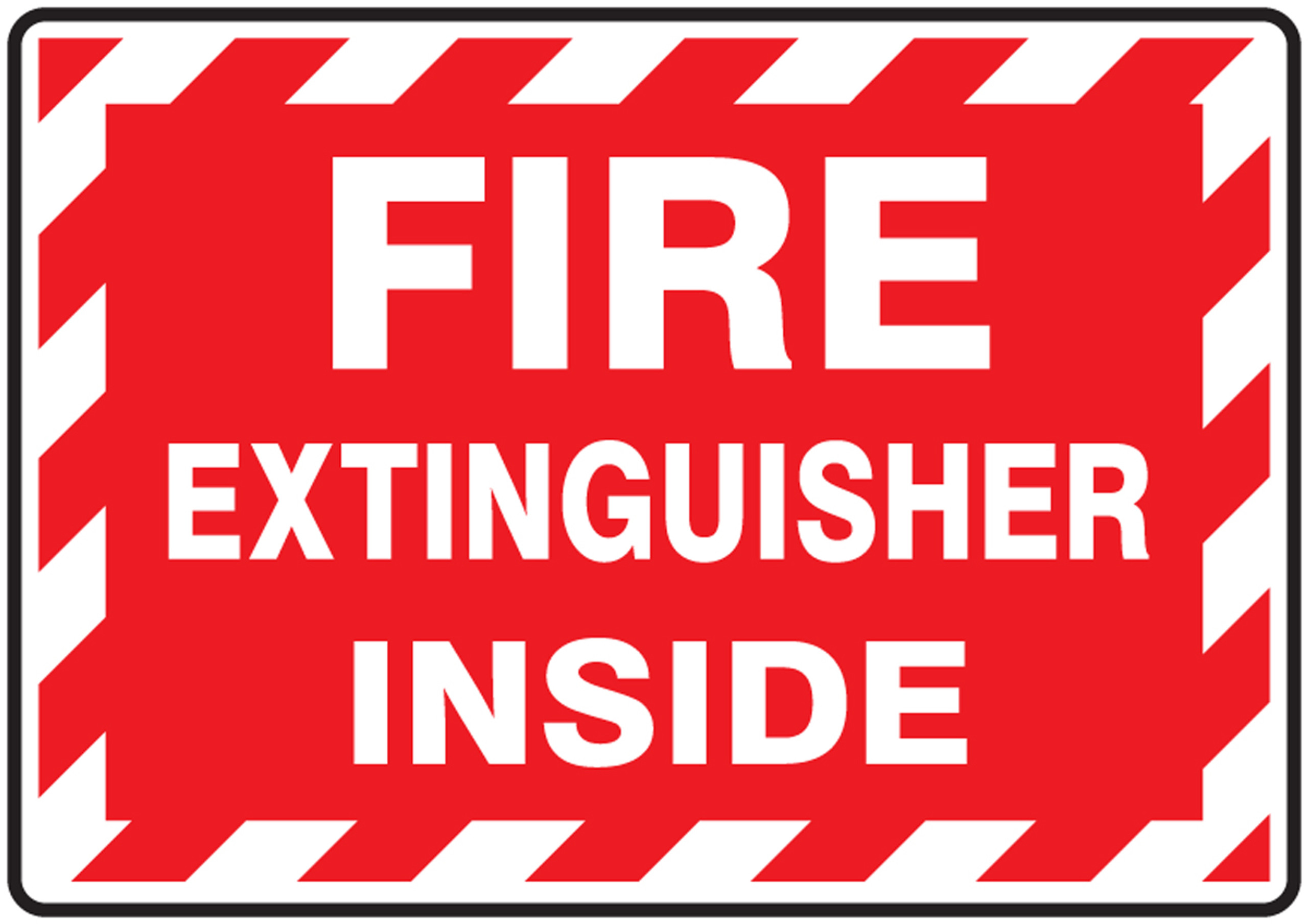 fire extinguisher inside