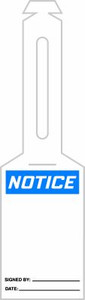 TAL329 Loop in strap safety tag blank TAL329 Loop in strap safety tag blank