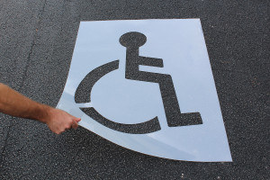 Handicap Symbol (47"h X 34"w) Handicap Symbol (47"h X 34"w)
