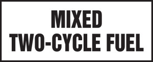 Mixed Two-cycle Fuel