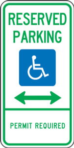 Deleware Handicapped Reserved Parking Permit Required Sign Deleware Handicapped Reserved Parking Permit Required Sign