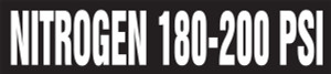 Nitrogen 180 - 200 PSI- Medical Gas Pipe Markers Nitrogen 180 - 200 PSI- Medical Gas Pipe Markers