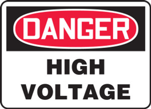 Danger - High Voltage - Accu-Shield - 18'' X 24'' Danger - High Voltage - Accu-Shield - 18'' X 24''