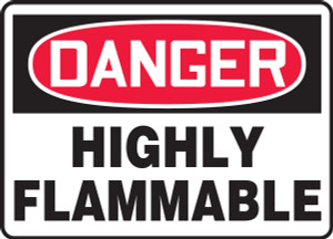 Danger - Highly Flammable Danger - Highly Flammable