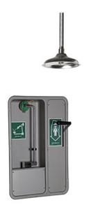 Barrier Free Combo Wall Mount Recessed Emergency Shower/ Eyewash Barrier Free Combo Wall Mount Recessed Emergency Shower/ Eyewash