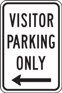 Visitor Parking Only Sign Visitor Parking Only Sign
