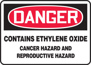 Caution - Contains Ethylene Oxide Cancer Hazard And Reproductive Hazard Caution - Contains Ethylene Oxide Cancer Hazard And Reproductive Hazard