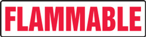 Flammable - Accu-Shield - 6'' X 24'' Flammable - Accu-Shield - 6'' X 24''