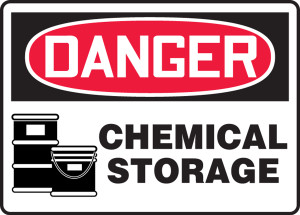 Danger - Chemical Storage 1 Danger - Chemical Storage 1