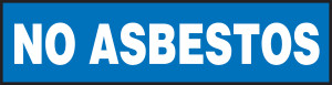 No Asbestos- Chemical and Hazardous Safety Label No Asbestos- Chemical and Hazardous Safety Label
