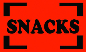 Message Floor Mat- Snacks 3 ft x 5 ft Message Floor Mat- Snacks 3 ft x 5 ft