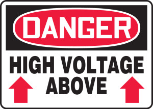 Danger - High Voltage Keep Away Sign Danger - High Voltage Keep Away Sign