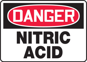Danger - Nitric Acid