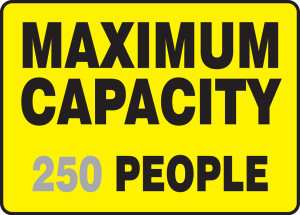 Maximum Capacity ___ People 1 Maximum Capacity ___ People 1