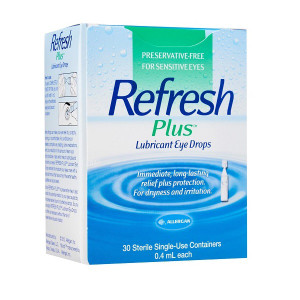 refresh plus eye drops