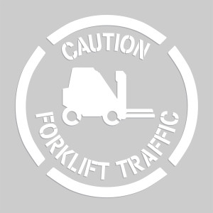 Caution Forklift Traffic Caution Forklift Traffic