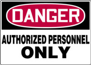 Danger - Adhesive Vinyl - 7" X 10" Danger - Adhesive Vinyl - 7" X 10"