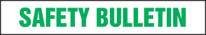 Safety Bulletin- Safety Incentive Labels Safety Bulletin- Safety Incentive Labels