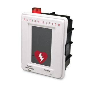 Allegro 4400-DS Plastic Defibrillator Wall Case w/ Alarm & Strobe Allegro 4400-DS Plastic Defibrillator Wall Case w/ Alarm & Strobe