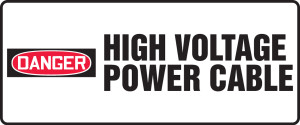 High Voltage - Adhesive Dura-Vinyl - 7'' X 17'' High Voltage - Adhesive Dura-Vinyl - 7'' X 17''