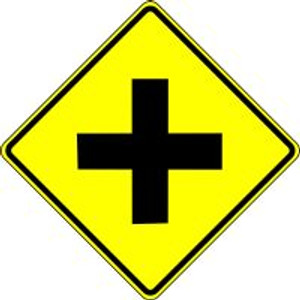 Intersection Pictorial Traffic Sign Intersection Pictorial Traffic Sign