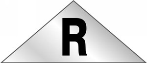 New Jersey Truss Signs - .040 Reflective Aluminum - 6'' X 12'' 4 New Jersey Truss Signs - .040 Reflective Aluminum - 6'' X 12'' 4