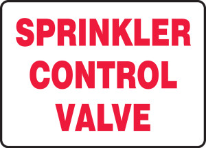 Sprinkler Control Valve - .040 Aluminum - 7'' X 10'' Sprinkler Control Valve - .040 Aluminum - 7'' X 10''