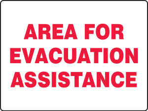 Area For Evacuation Assistance Area For Evacuation Assistance