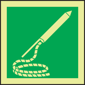 Line Throwing Appliance IMO Sign
