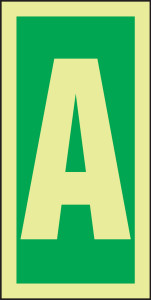 Letter A IMO Sign Letter A IMO Sign