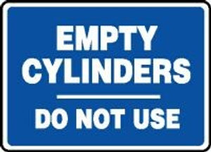 Empty Cylinders Do Not Use 1 Empty Cylinders Do Not Use 1