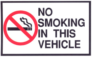 No Smoking - Adhesive Vinyl - 6'' No Smoking - Adhesive Vinyl - 6''