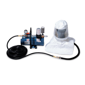 Allegro 9230-02 Two-Worker Supplied Air Respirator Tyvek Hood System, 100' Hose Allegro 9230-02 Two-Worker Supplied Air Respirator Tyvek Hood System, 100' Hose