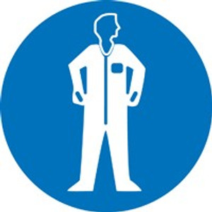 Wear Protective Clothing ISO Safety Sign Wear Protective Clothing ISO Safety Sign