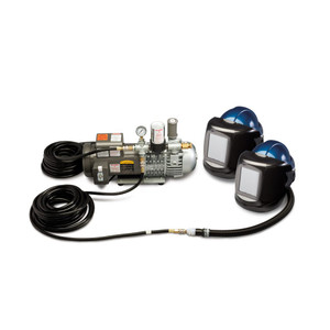 Allegro 9249-02 Two-Worker Deluxe Shield & Welding Helmet System, 50' Hose & #10 Lens Allegro 9249-02 Two-Worker Deluxe Shield & Welding Helmet System, 50' Hose & #10 Lens