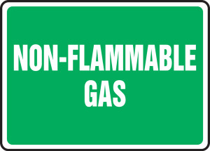 Non-Flammable Gas - Dura-Plastic - 10'' X 14'' Non-Flammable Gas - Dura-Plastic - 10'' X 14''