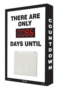 Countdown Scoreboard- Digi Day - black and white Countdown Scoreboard- Digi Day - black and white