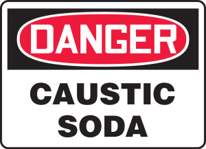 Danger - Caustic Soda