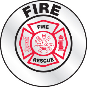 Fire Helmet Sticker Fire Helmet Sticker