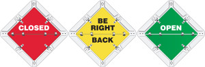 PSF319 Status Alert Flip Plac Sign PSF319 Status Alert Flip Plac Sign
