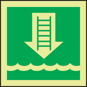 Embarkation Ladder IMO Sign Embarkation Ladder IMO Sign