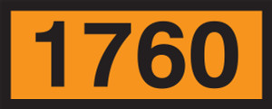 1760 (corrosive Liquid, N.O.S.) Orange 4 Digit Panels 1760 (corrosive Liquid, N.O.S.) Orange 4 Digit Panels