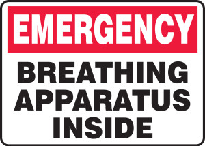 Breathing Apparatus Inside - Dura-Plastic - 7'' X 10'' Breathing Apparatus Inside - Dura-Plastic - 7'' X 10''