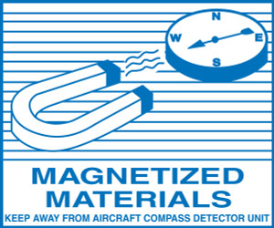 Magnetized Materials Shipping Label Magnetized Materials Shipping Label