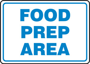 Food Prep Area - .040 Aluminum - 7'' X 10'' Food Prep Area - .040 Aluminum - 7'' X 10''