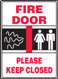 Fire Door Please Keep Closed Sign Fire Door Please Keep Closed Sign
