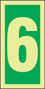 Number 6 IMO Sign Number 6 IMO Sign
