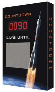 Countdown Scoreboard- Digi Day- Rocket Launch Countdown Scoreboard- Digi Day- Rocket Launch